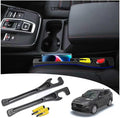 LLXGAB 【Compatible with Honda CR-V】 Seat Gap Filler,No Drop Seat Guard Compatible with Honda CR-V,Drop Seat Guards for Cars(2Pcs),Emergency Keychain Car Escape Tool(2Pcs)