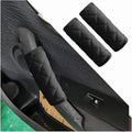 2PCS Car Grab Handle Cover, Soft Velvet Vehicle Door Pull Handle Protector, Anti-Scratch Automotive Interior Grip Gloves Decoration Accessories, Universal for SUV, Sedan, Truck (Black)