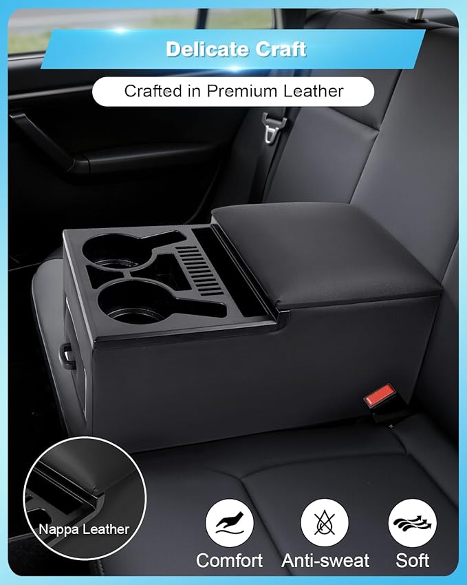 Center Console, Universal Bench Seat Center Console ， Front Seat Car Organizer, Center Console for Truck & Minivan & Car& SUV Cab Front Seat Storage Box (Regular)