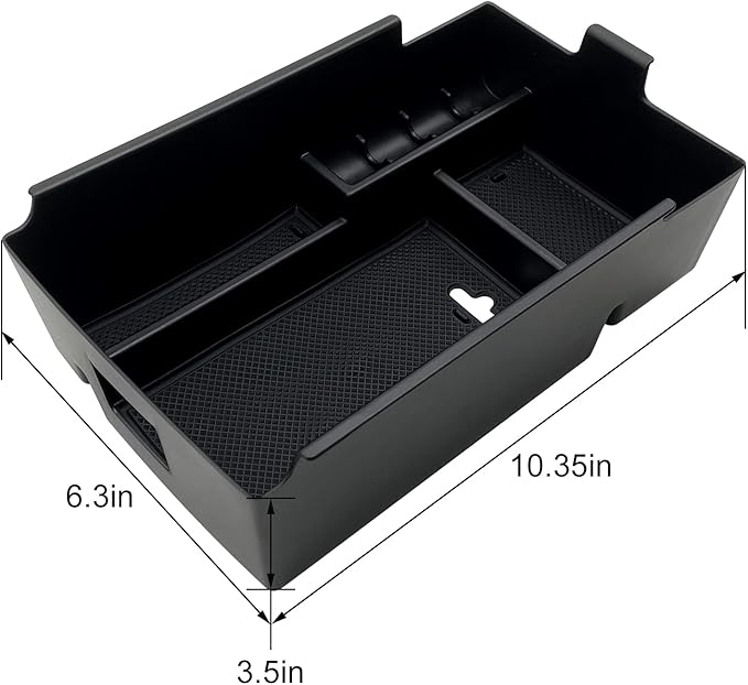 JOJOMARK Compatible with Chevy Equinox 2024 2023 2022 2021 2020 2019 2018 Center Console Tray Organizer, Armrest Secondary Storage Box (Console Organizer)