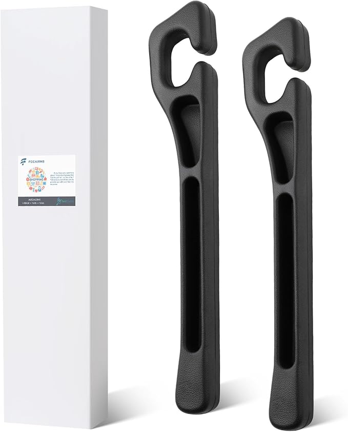 fccairms 2PCS Car Seat Gapster, Car Seat Gap Filler for Filling Gaps Between Consoles, No Drop Seat Guard with Storage Slot, Black