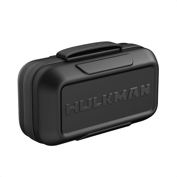 Hulkman Alpha Bagx Jump Starter Case, Hard EVA Protective Carrying Bag Compatible with Alpha 1000A/1250A Car Battery Jump Starters, Shockproof Water-Resistant Storage Organizer for Booster Cables