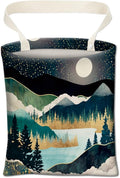 ABUIFDK Car Trash Can, Cute Car Trash Bag, Hanging Car Organizer and Storage Bag, Trash Bin for Car Accessories, Vehicle, Travelling, Camping Night Forest Mountain
