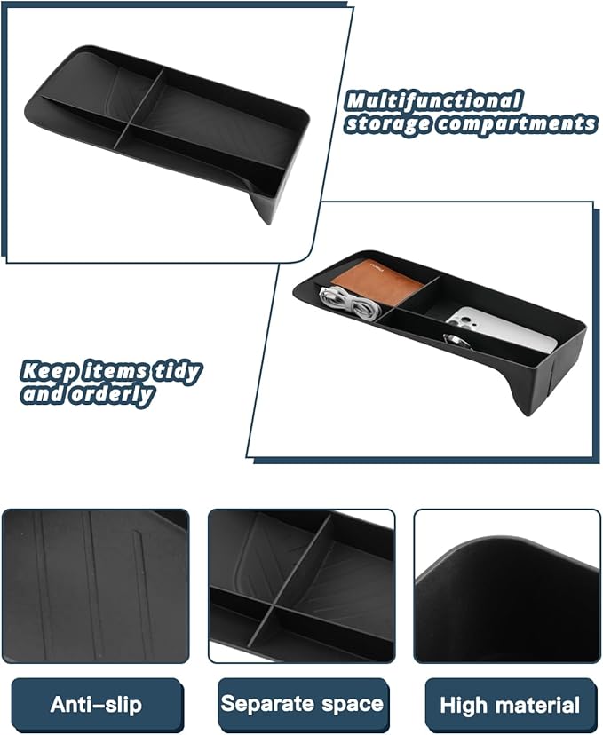 Ruiya 2024-2026 TX350 Behind Screen Organizer for Leuxs TX350 Accessories TPE Dash Storage Tray Compatible with 2024 2025 2026 Leuxs TX 350/TX 350 Premium/TX 500h F Sport/TX 550h+/TX 550h+ Luxury