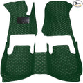 Floor Mats for Cars, All-Weather Mats, Waterproof Trim-to Fit Automotive Floor Mats for 99.9% Cars Sedan Trucks SUV, Custom Floor Liner Car Accessories (Green)