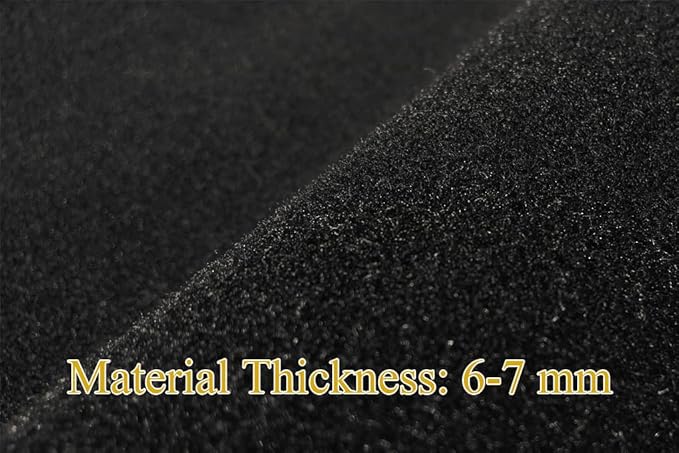 Dash Cover Custom Fit for 2014-2018 Chevy Chevrolet Silverado/GMC Sierra 1500,2015-2019 Chevy Silverado/GMC Sierra 2500HD 3500HD,Dashboard Pad Carpet no Forward Collision Alert (14-18,Black) Y32