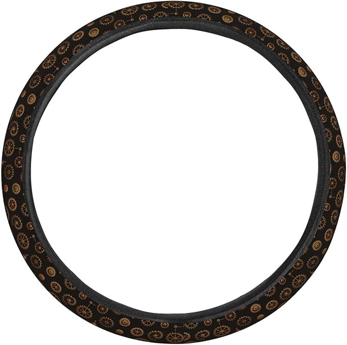 FeHuew Wheel Gears Steering Wheel Cover for Women, Girls 15 inch Universal Auto Car Anti Slip Wrap Steering Wheel Covers Fit for Vehicles, Truck, SUV