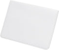 HARFINGTON Car Registration and Insurance Holder 5.51" x 4.13" PU Leather Vehicle Glove Box Organizer Storage Accessories Men Women Car ID Holder for License ID Card Bank Card, White