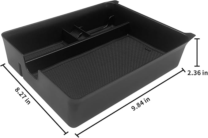 Zxiaochun Center Console Organizer Tray for 2023 2024 2025 Honda Pilot, 2024 2025 2026 Honda Passport & 2024 2025 Ridgeline Accessories, Armrest Box Storage Organizer Divider