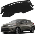 Dashboard Mat Cover for Toyota C-HR Chr 2018 2019 2020 2021 2022 Nonslip Center Console Sunshield Glare UV Rays Protector Accessories