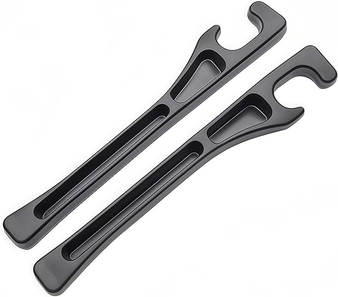 Car Seat Gap Filler Set of 2, Soft Foam Multifunctional Seat Side Gap Filler with Organizer, Universal Fit Car SUV, Truck Fill The Gap Between Seat & Console(Black)