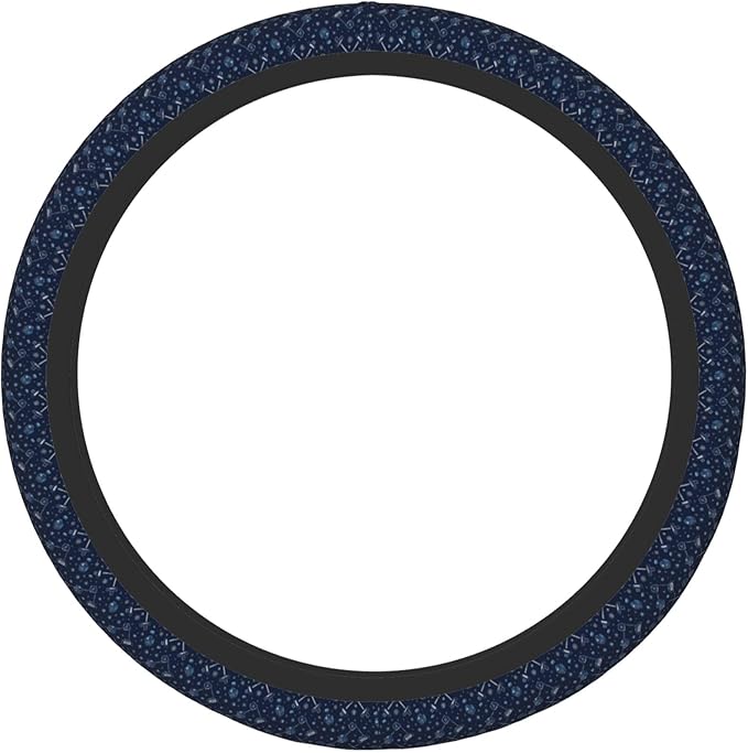 Car Steering Wheel Cover 15 Inch Leather Breathable Universal Auto Steering Wheel Protector Fit Auto Suvs Van Truck - Play Hockey 3