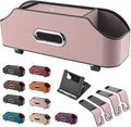 3-In-1 Car Backseat Organizer, 2026 New Multifunctional Car Seat Back Storage Box with Hooks and Phone Holder, Car Cup Holder Organizer for Hold Phone, Snacks, Drinks, Handbag (Pink)