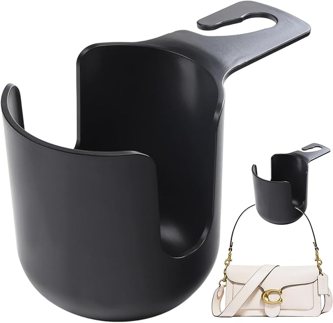 Cup Holder for Car, Back Seat Cup Holders for Cars Hanging Mount Drink Water Bottle Storage Holder Vehicle Beverage Organizer Auto Interior Organizer for Trash Bag, Clothing, Bottles
