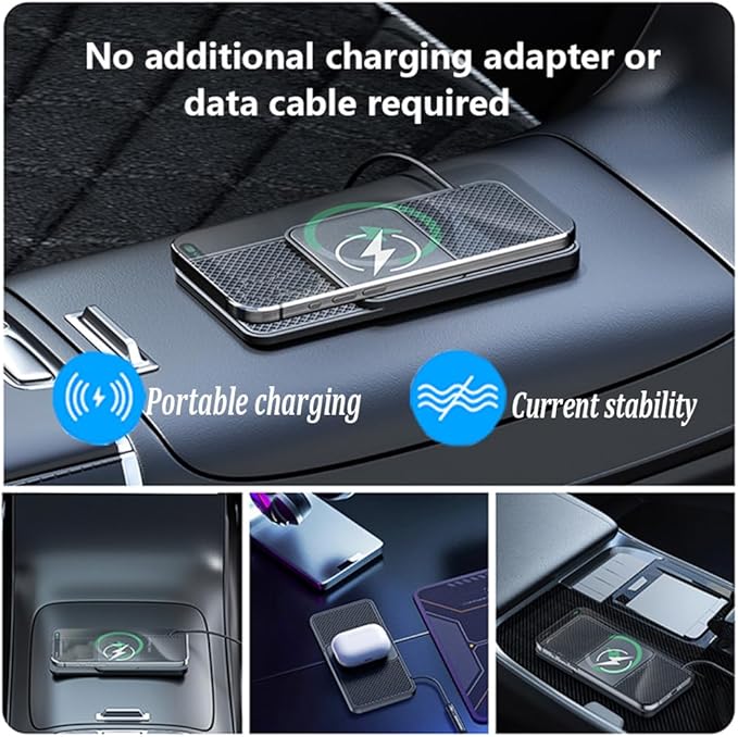 Car Charger for BMW 3 Series Cabrio E30 E36 E46 E93, Durable Non Slip Wired Adapter Charger for Car, Wired Adapter Car Charging Pad, Charging Cradle Mount, Interior Accessories,1m Cable USB