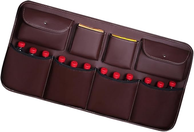 PU Cloth Automotive Organizers Quick Installation Hanging Pocket Fabric Storage Bag for Trip Storage Bag