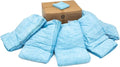 The Rag Company - Car Wash Towel - Professional Microfiber Auto Detailing and Drying Towels, Lint-Free, Streak-Free, Great for General Cleaning, 320gsm, 16in x 27in, Light Blue (Wholesale Case of 125)