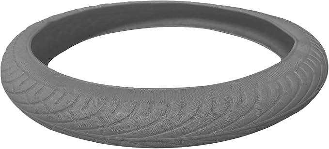 Universal Gray Steering Wheel Cover：13.5 to 15 Inches Flexible Silicone Anti Slip Steering Wheel Protector Fit for Most Car Models Including Round D Shape or Special Shape