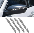 4 PCS Bling Rhinestone Car Door Handle Scratch Protector, Universal for All Cars, Vehicles, SUVs, Side Rearview Mirror, Edge Guard, Exterior Accessories for Women Men (White)