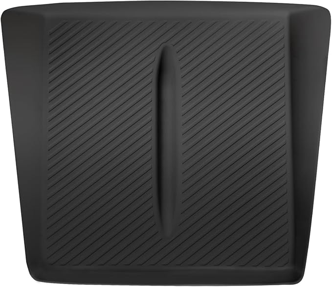 BestEvMod Center Console Wireless Charger Mat Compatible with Refreshed Model 3 Highland 2026 2025 2024 Accessories Phone Charge Area Silicone Mat Non Slip Silicone Pad (Black)