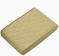 Car Armrest Cushion for Lincoln Nautilus 2018 2019 2020 2021 2022 2023 2024 2025, Car Center Console Cover Armrest Pad Soft Leather Car Interior Accessories,Beige