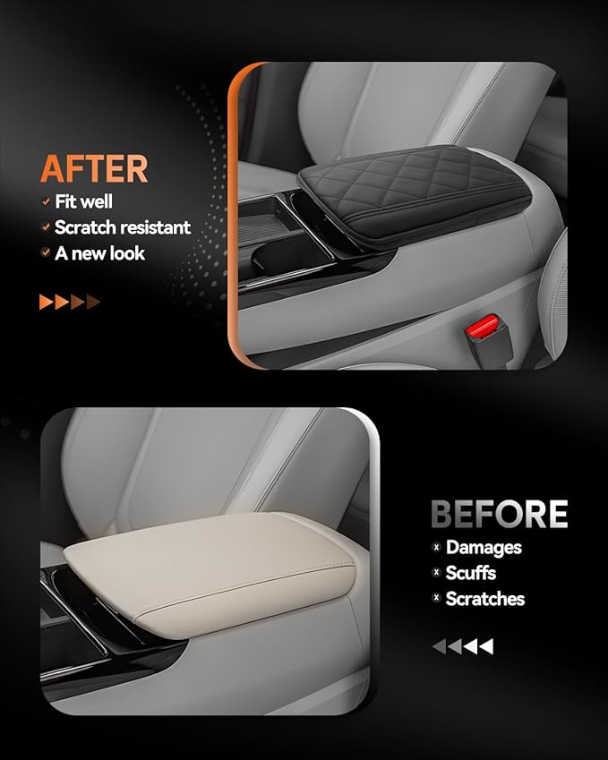 CDEFG for 2025 2026 Hyundai Tucson Center Console Cover Armrest Cover for Tucson (SE, SEL, SEL Convenience, XRT, Limited) 2025+ Accessories Arm Rest Protector Only Fit Electronic