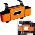 3-in-1 Car Backseat Organizer with Cup Holder,2026 New Multifunctional Car Seat Back Storage Box,Multifunctional Back Seat Car Organizer for Hold Phones,Snacks,Drinks,and Handbags(Orange)