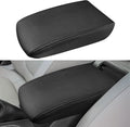 INTGET Car Center Console Armrest Cover for VW Volkswagen Jetta Accessories 2012 2013 2014 2015 2016 20172018 Middle Arm Rest Seat Box Cover Elbow Cushion Pad (Black, 2012-2018 A Version)
