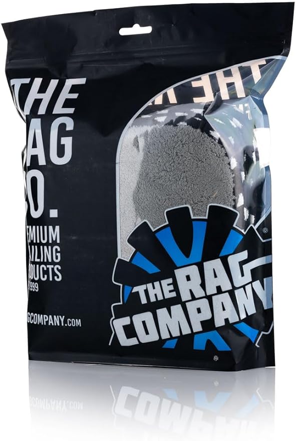 The Rag Company - The Wolf Pack - Premium Ultra-Soft Microfiber Detailing Towels; Buttersoft Suede Edge; Perfect for Buffing and Final Wipedowns; 480GSM, 16in x 16in, Mixed Earth Tone Colors (3-Pack)