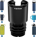 JOYTUTUS Car Cup Holder Expander with Adjustable Base, Fit Diameter of 3.0-3.25 Inches Car Cup Holder, Compatible with Hydro Flask,Yeti, Large for Hold 18-40 Oz Bottles and Mugs (Black)