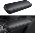 INTGET Center Console Cover for 2026 Toyota Prius Accessories 2023 2024 2025 LE XLE Limited Car Interior Leather Middle Armrest Arm Rest Lid Cushion Pad Protector (2023+, Carbon Fiber Texture)