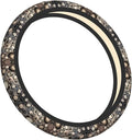 Neoprene Steering Wheel Cover Wall Clock Alarm Clock Seconds Car Steering Wheel Cover Universal Fit for Most Cars