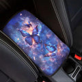 Coldinair Galaxy Car Center Console Pad,Butterfly Auto Interior Accessories Decoration,Auto Armrest Cover Protector for Most Vehicle, SUV, Truck, Car