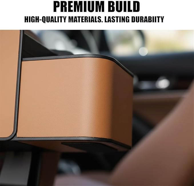 3-in-1 Car Backseat Organizer with Cup Holder, 2026 New Car Organizers and Storage, Multifunctional Back Seat Car Organizer for Hold Phones, Snacks, Drinks, and Handbags (Black)