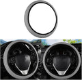 Car Steering Wheel Cover, Ice Silk Elastic Anti Slip Vehicle Protector, Breathable Easy Carry Automotive Interior Protective Wrap Accessories, Universal for SUV, Sedan, Truck (Gray)