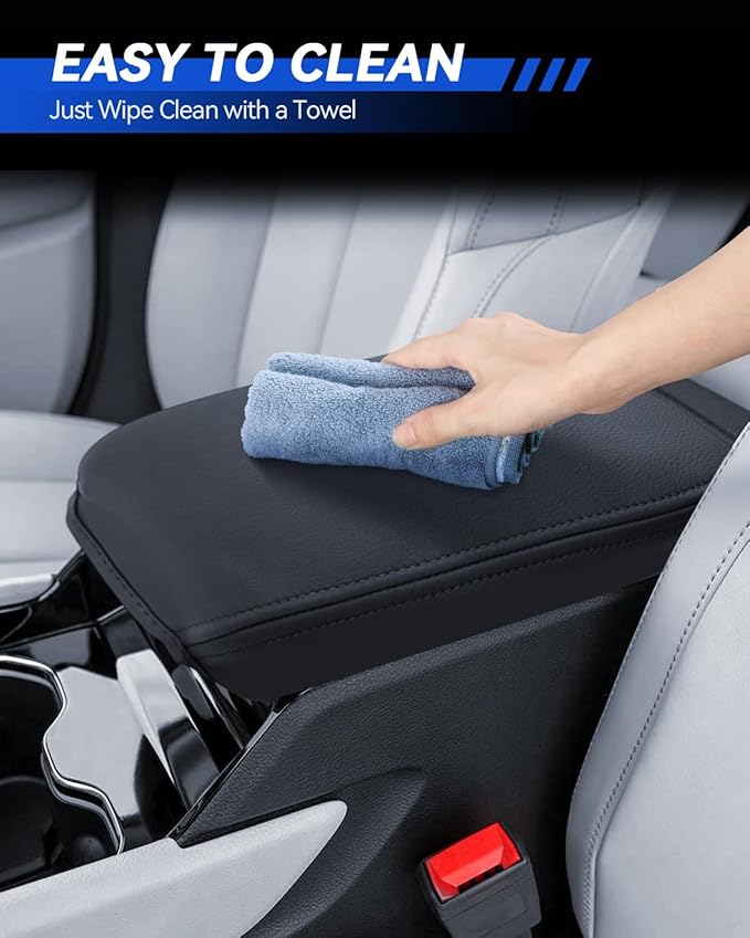 Armrest Cover for 2015-2020 2021 2022 2023 Jeep Renegade Accessories Center Console Middle Lid Pad Protector for Car Elbow Rest