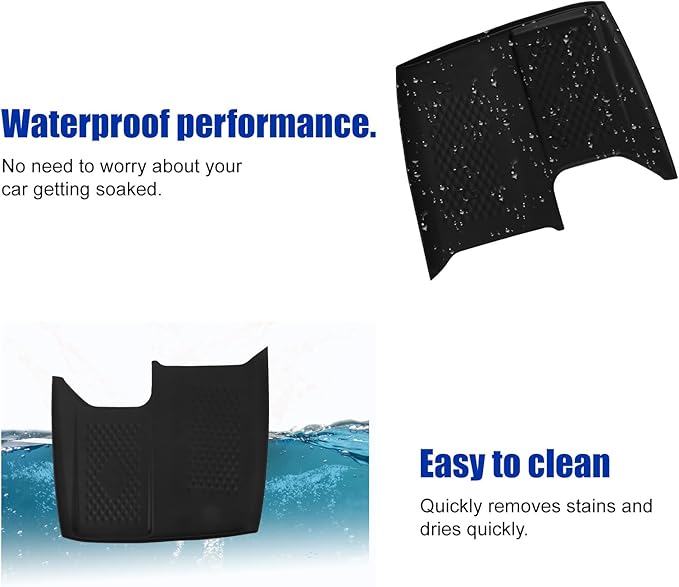 Wireless Charging Anti-Slip Mat Compatible with Accessories 2025 2024, Black Silicone Protective Pad Liner
