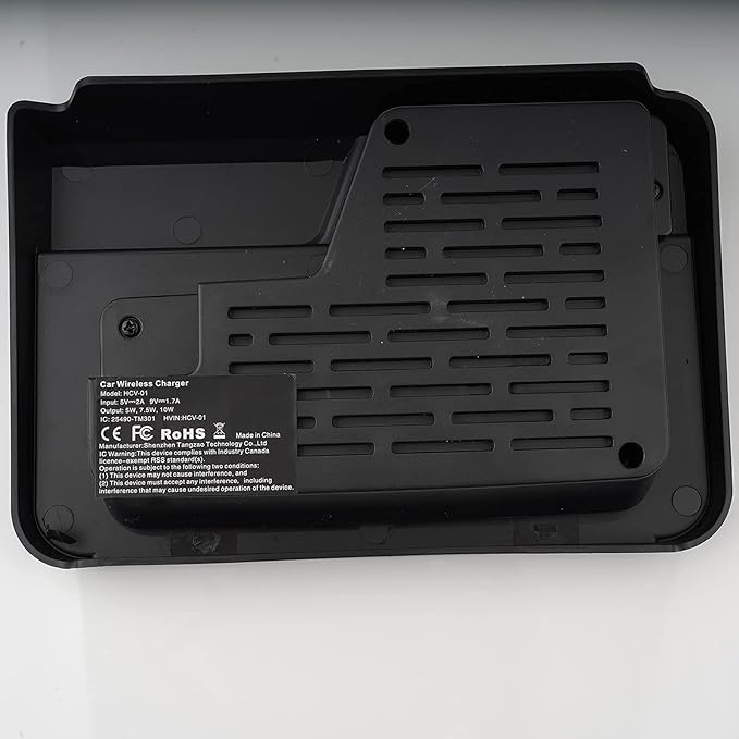 CarQiWireless Wireless Charger for Honda CRV 2019 2018 2017 Car Charging Charger, Center Console Holder Storage Box with Cell Phone Wireless Charging Pad Mat for CR-V Interior Accessories