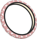 Fluffy Llama Alpacas Universal Fit Steering Wheel Cover for Car, Truck, and SUV, Durable Steering Wheel Protection