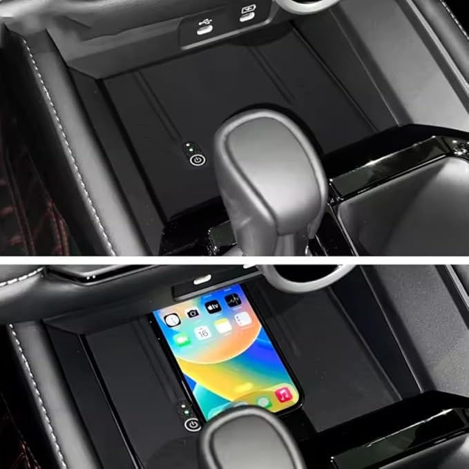 Compatible with Honda Accord 2023-2025 2026 Silicone Central Control Wireless Charging Protective Pad Anti-slip Waterproof Non-Slip Protective Dustproof Mat For 11th Gen Accord 2023 2024 2025 2026