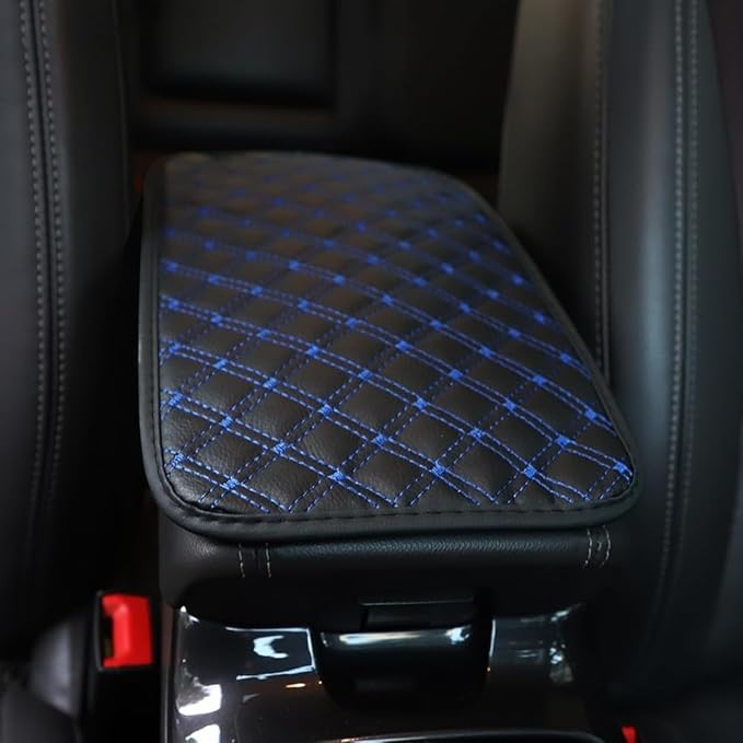 MiOYOOW Car Armrest Cover, Wear Resistant Center Console Pad Waterproof Car Center Console Cushion for Most Car SUV Truck
