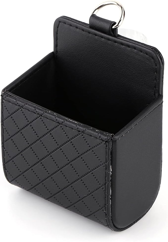 Yosoo Car Seat Back Air Vent Tidy Storage Bag Case Organizer Holder Pounch Box For Cellphone Black
