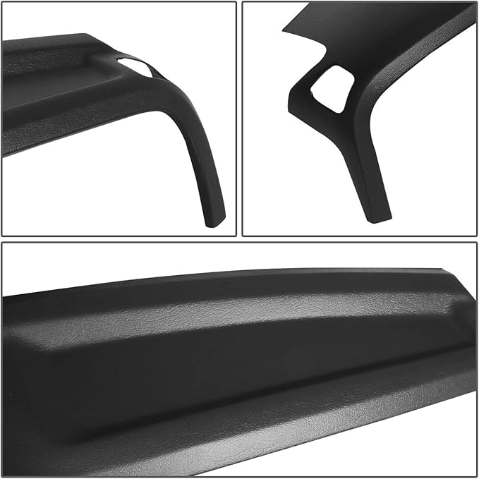 DNA MOTORING Front Dash Cover Overlay Compatible with 02-05 Ram 1500 Pickup / 03-05 Ram 2500 3500 Pickup, Black Dash Board Cover Cap, ZTL-Y-0094-BK
