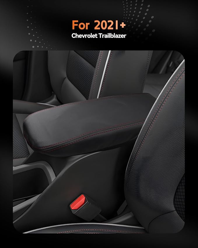 CDEFG for Chevrolet Trailblazer 2021-2025 2026 Center Console Cover Armrest Box Cover for Chevy Trailblazer (LS, LT, Activ, RS) Accessories Arm Rest Protector