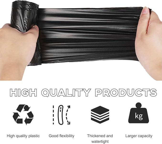 Foldable Waterproof Leather Car Garbage Organizer Holder, Automotive Mini Dustbin Container with One Roll Trash Bag, Universal Interior Car Accessories (Trash Bag)