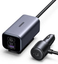 UGREEN 150W USB C Car Charger, PD 3.1 140W Car Charger Adapter Fast Charging 4-Port Cigarette Lighter USB Multi Port Charger Compatible with iPhone 17/16/15, Galaxy S24/S23, iPad, Tablet, Laptop