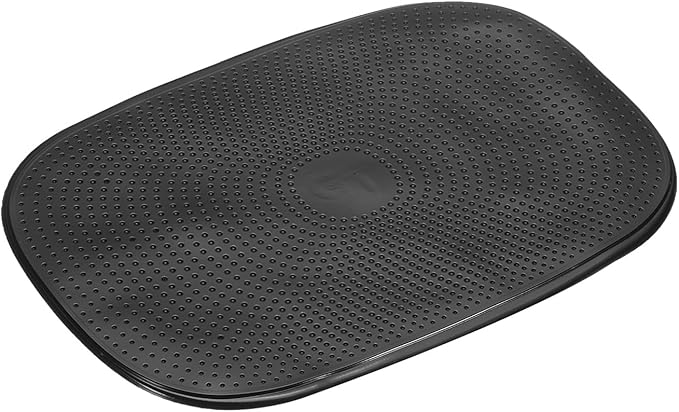 HARFINGTON Car Dashboard Anti-Slip Mat 8" x 5.5" Universal Sticky Dash Pad Washable Reusable Car Non-Slip Mats for Phone Keys Sunglasses Electronic Devices, Black