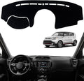 Dashboard Dash Board Cover Mat Pad Carpet Non-Slip Custom Compatible with Kia Soul 2014-2019 Protector Sun Shield