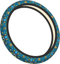 Peacock Feather Painting Universal Fit Steering Wheel Cover for Car, Truck, and SUV, Durable Steering Wheel Protection