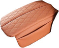 Center Console Cover,Compatible with BMW X5 F15 2014-2018 X6 F16 2015-2019 Car Armrest Box Pad Soft Leather Elbow Support Arm Rest Cushion(Cognac)